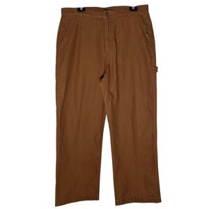 Gap Pants‎ 14 Sable Brown High Rise '90s Loose Carpenter Washwell Straight Leg